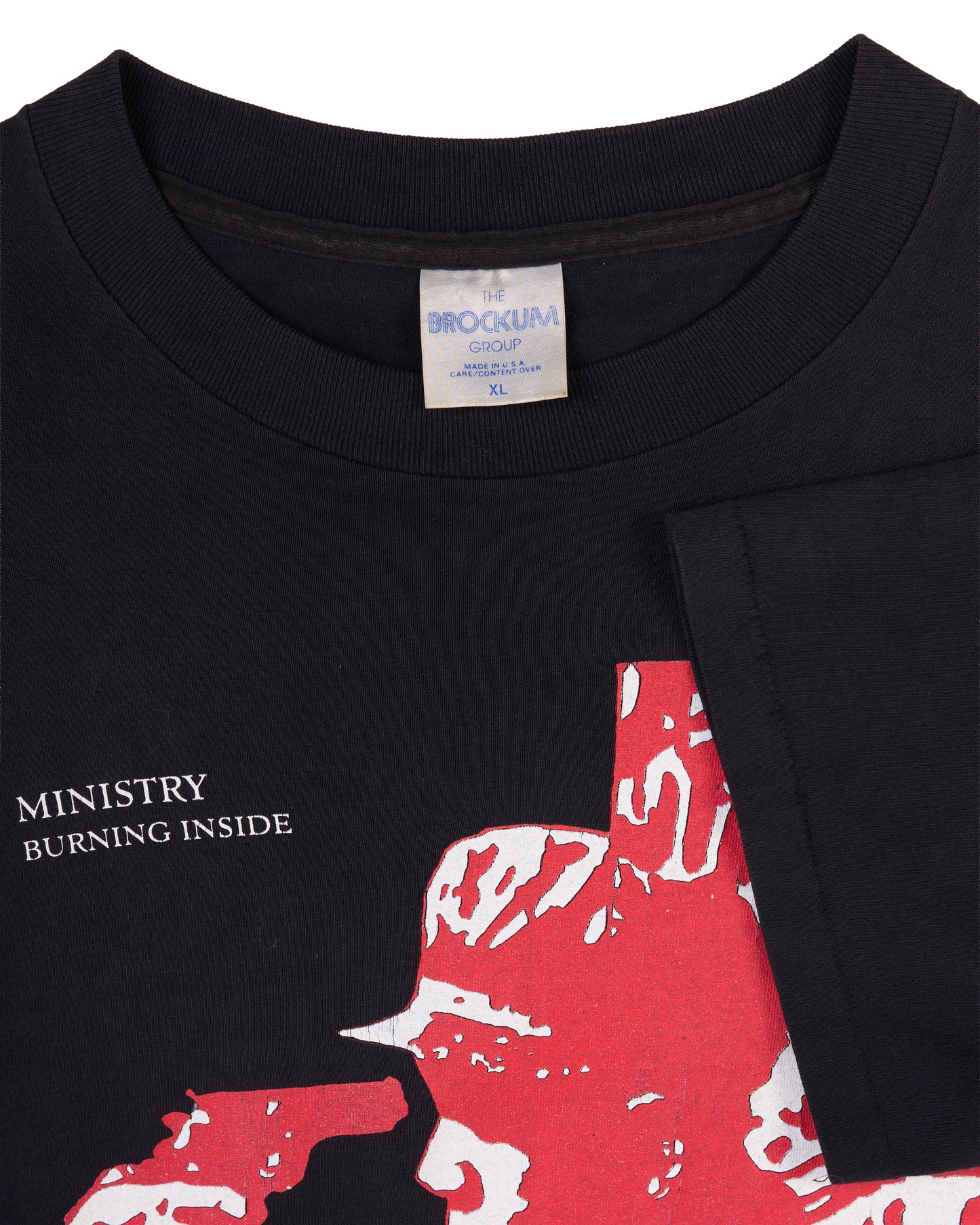 Vintage 1991 Ministry Burning Inside T-Shirt