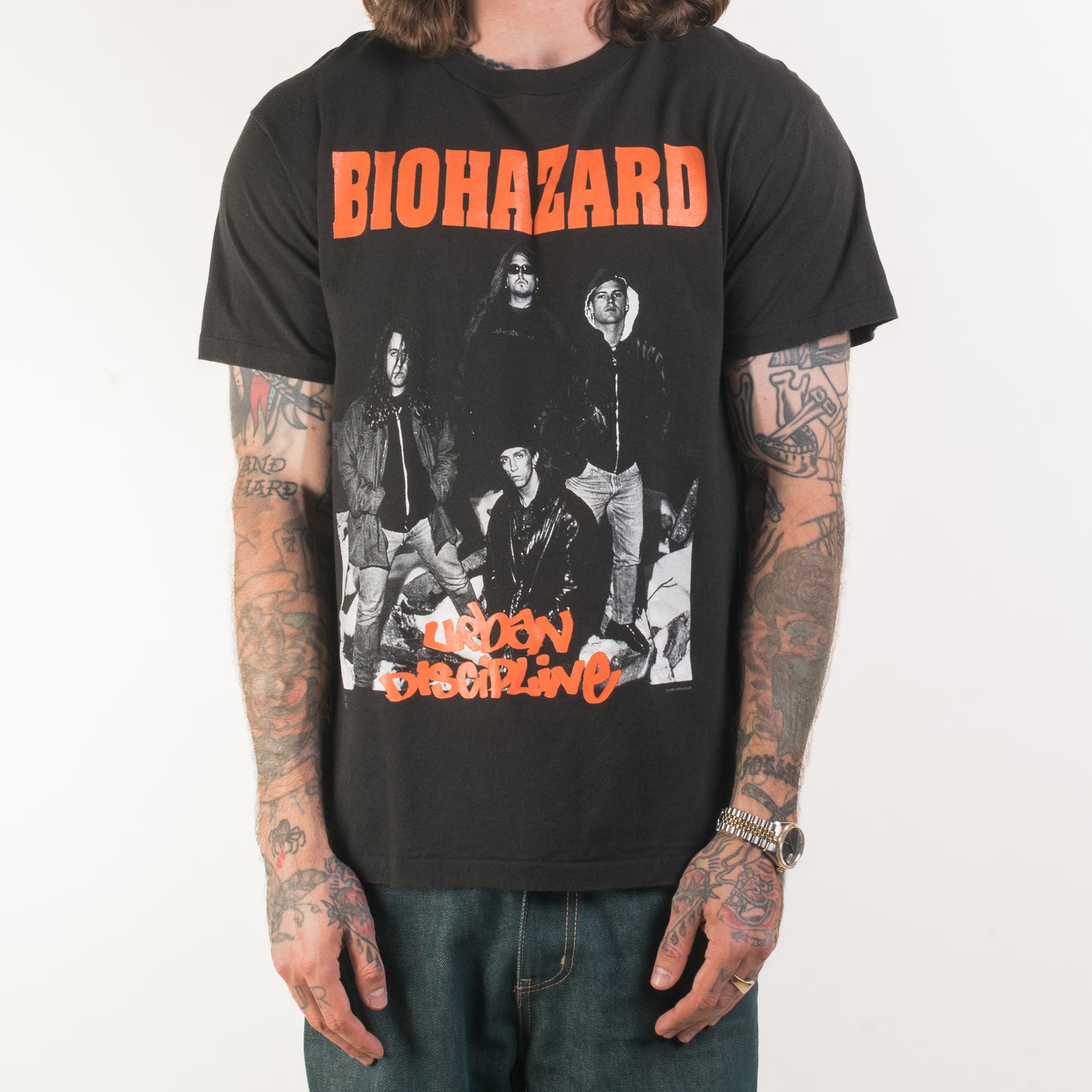 Vintage 1992 Biohazard Urban Discipline T-Shirt
