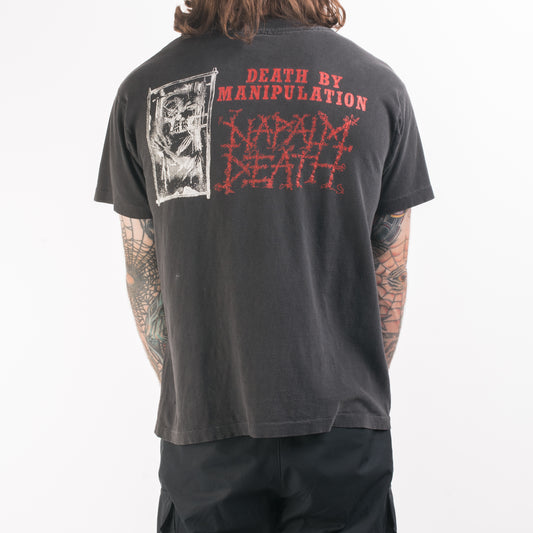 Vintage 90’s Napalm Death Death By Manipulation T-Shirt