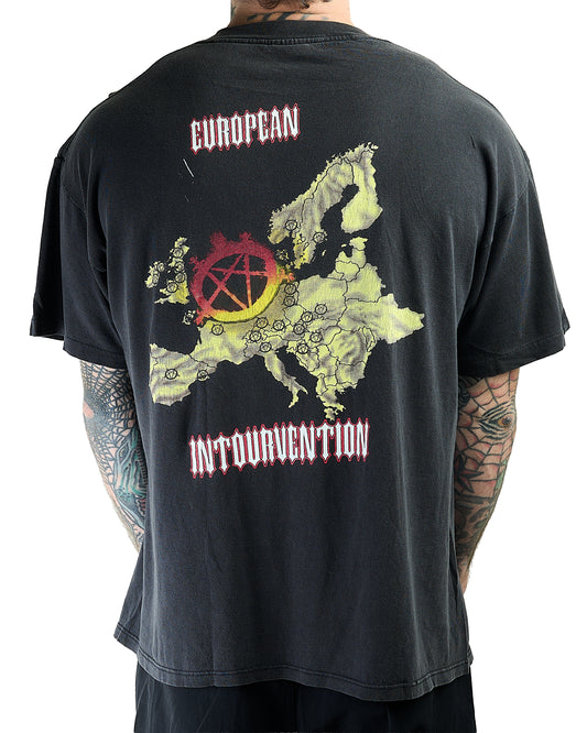 Vintage 1994 Slayer European Intourvention T-Shirt
