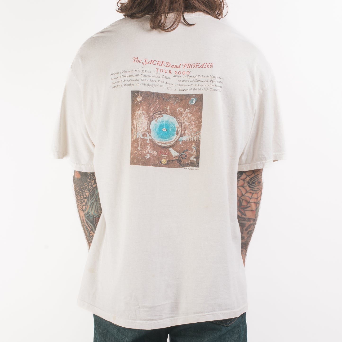 Vintage 2000 Smashing Pumpkins The Sacred And Profane Tour T-Shirt