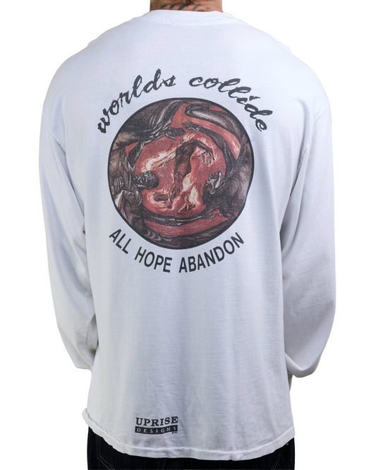 Vintage 90’s Worlds Collide All Hope Abandon Longsleeve