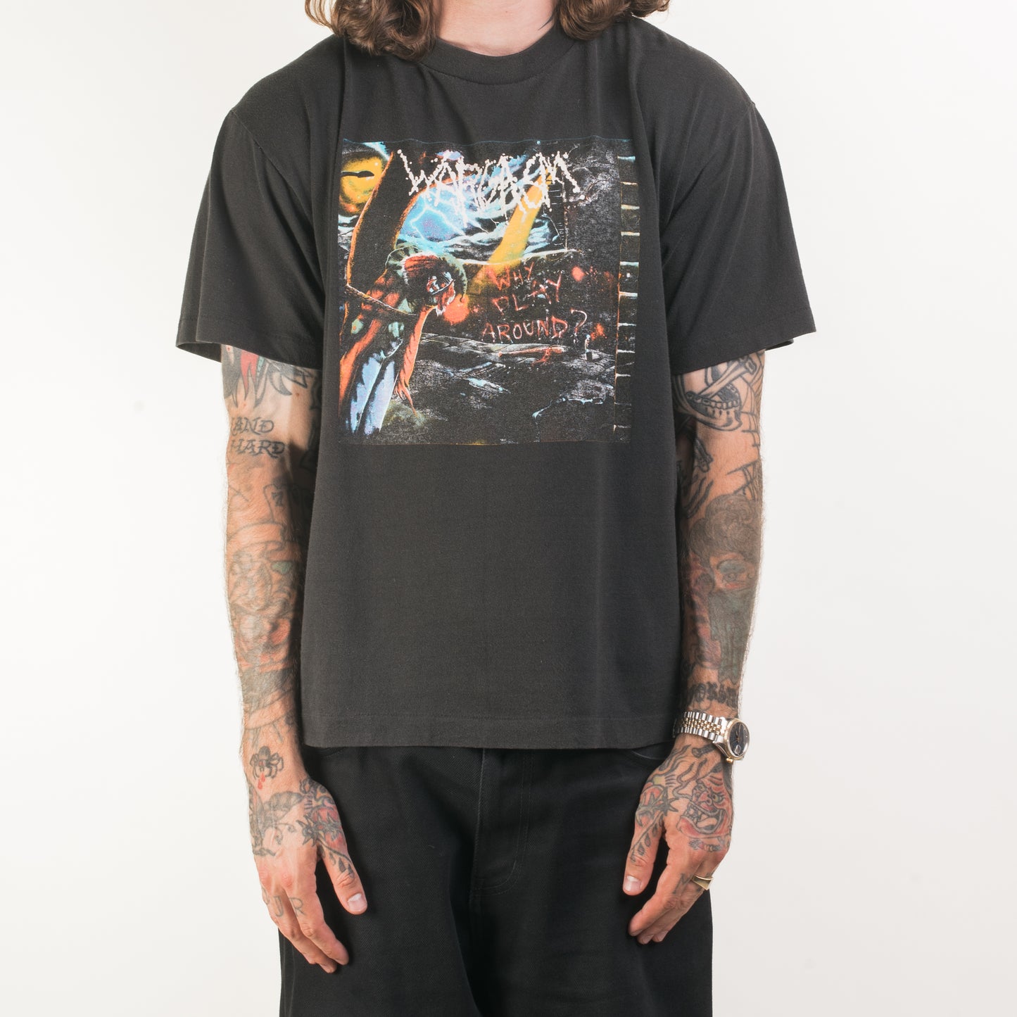 Vintage 80’s Wargasm Why Play Around T-Shirt