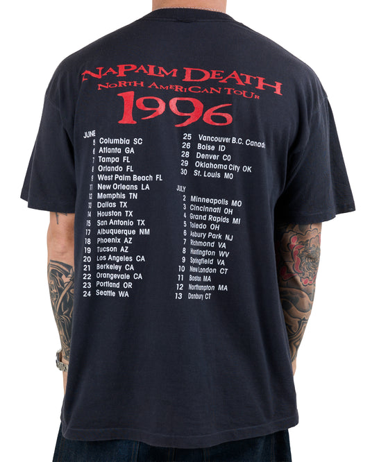 Vintage 1996 Napalm Death Tour T-Shirt