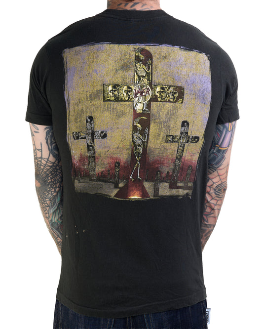 Vintage 1990 Slayer Seasons In The Abyss T-Shirt