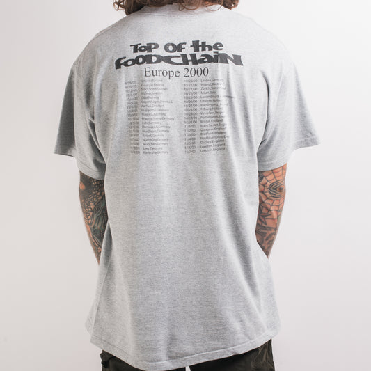 Vintage 2000 Biohazard Top Of The Foodchain Tour T-Shirt