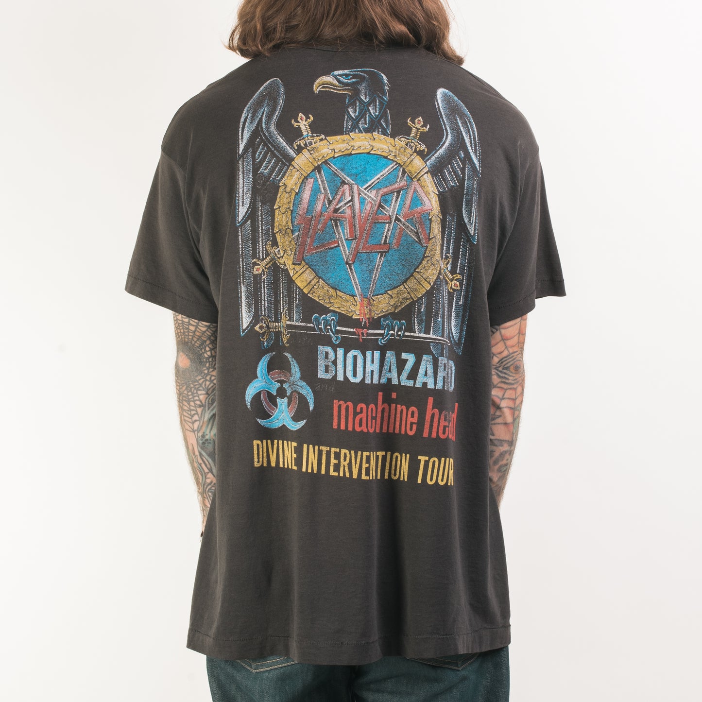 Vintage 90’s Slayer Divine Intervention Boot T-Shirt