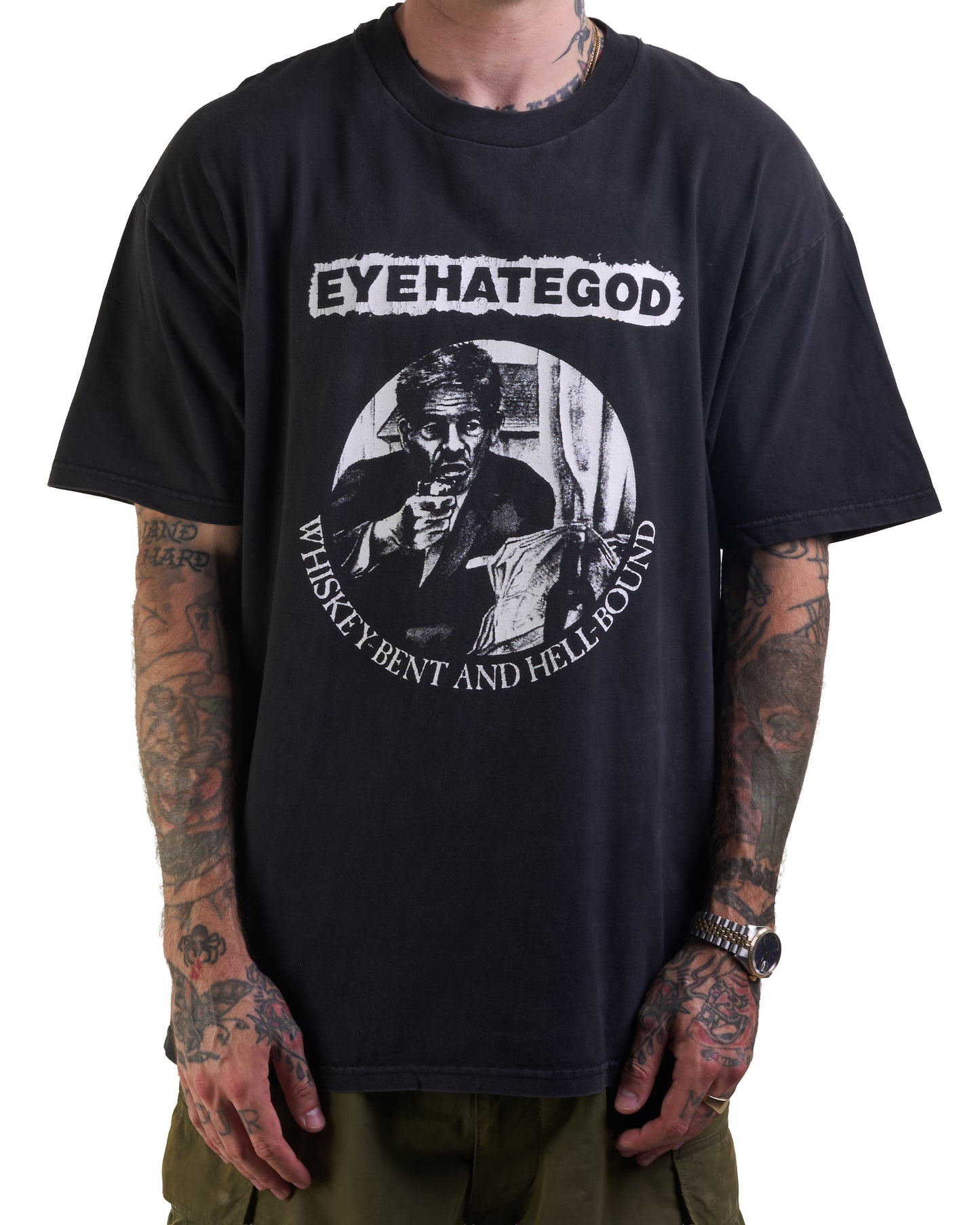Vintage 90’s Eyehategod Whiskey Bent And Hellbound T-Shirt