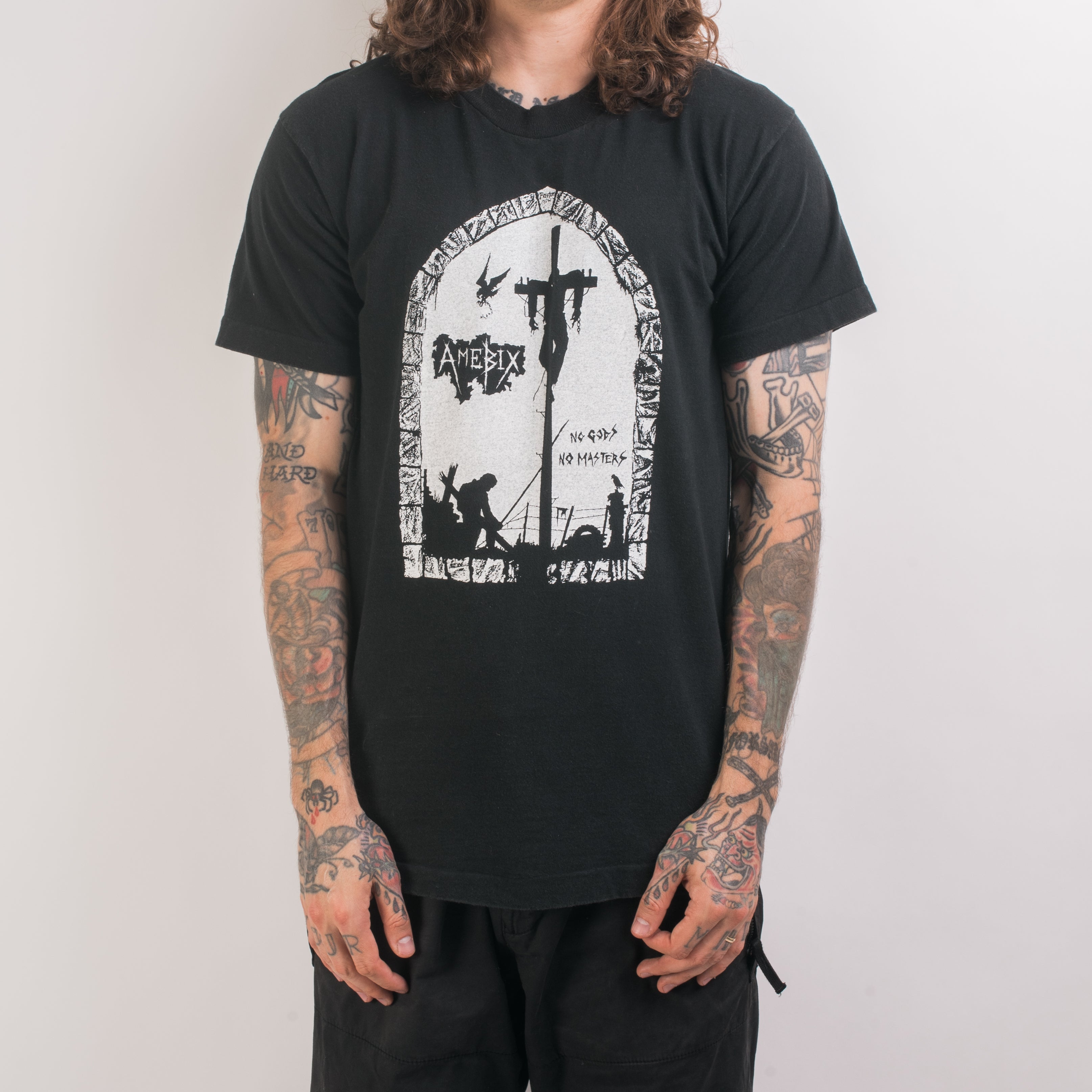 Vintage 90's Amebix No Gods No Masters T-Shirt – Mills Vintage USA