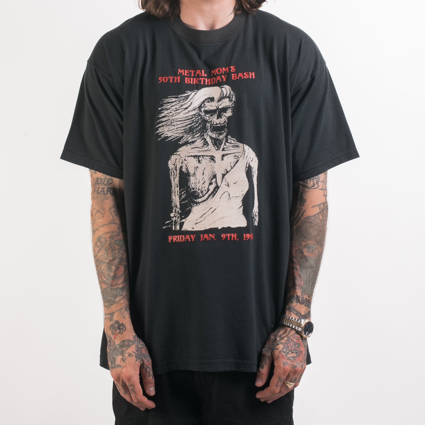 Vintage 1998 Metal Mom’s Birthday Bash T-Shirt