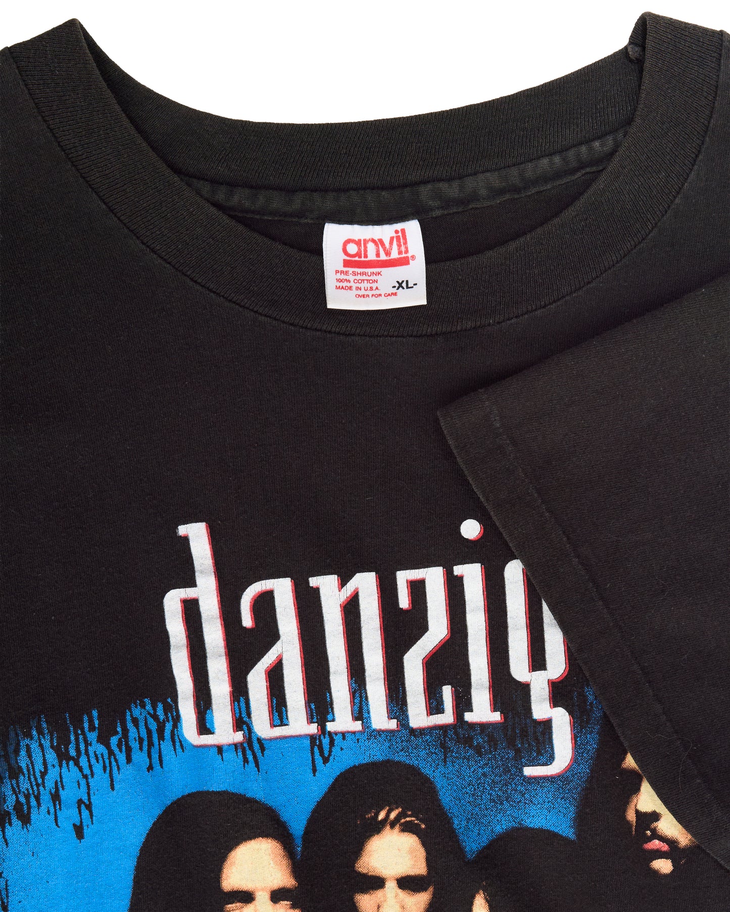 Vintage 1992 Danzig Dirty Black Summer Tour T-Shirt