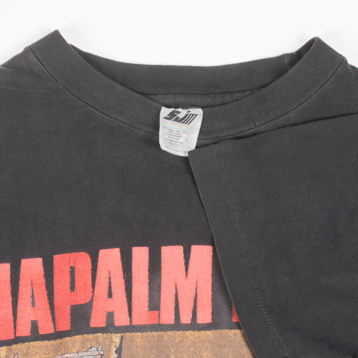Vintage 90’s Napalm Death Death By Manipulation T-Shirt