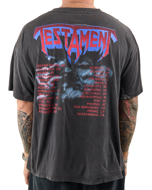 Vintage 1990 Testament Malpractice Tour T-Shirt