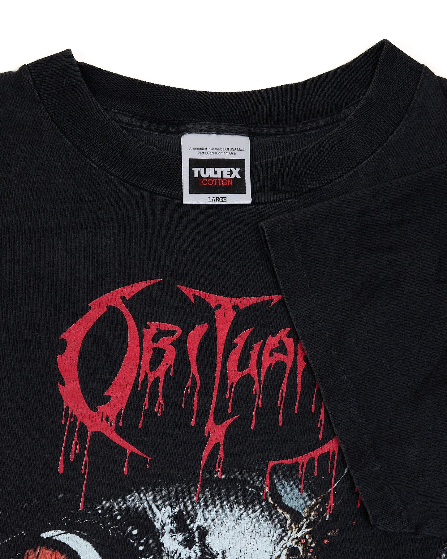 Vintage 1994 Obituary Cause Of Death T-Shirt