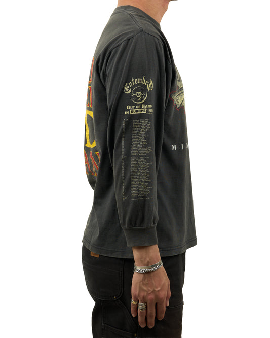 Vintage 1994 Entombed Misanthropic Tour Longsleeve