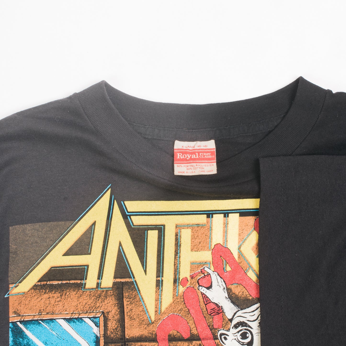Vintage 1989 Anthrax Antisocial Tour T-Shirt
