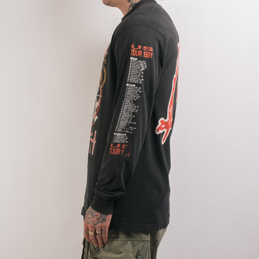 Vintage 1991 Napalm Death Tour Longsleeve