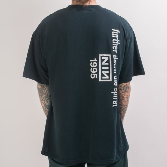 Vintage 1995 Nine Inch Nails Further Downward Spiral T-Shirt