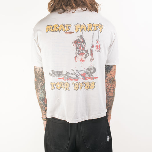 Vintage 1987 Exodus Meat Party Tour T-Shirt