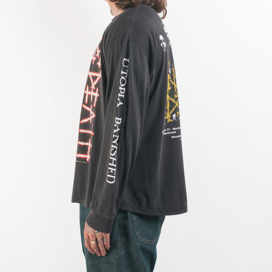 Vintage 90’s Napalm Death Utopia Banished Euro Tour Longsleeve