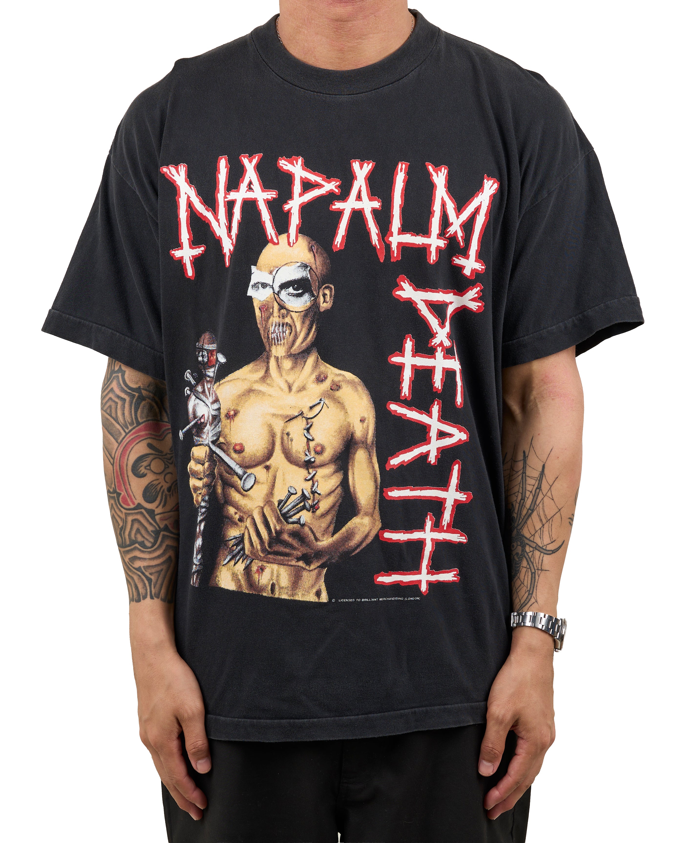 Vintage 90's Napalm Death Utopia Banished Tour T-Shirt – Mills