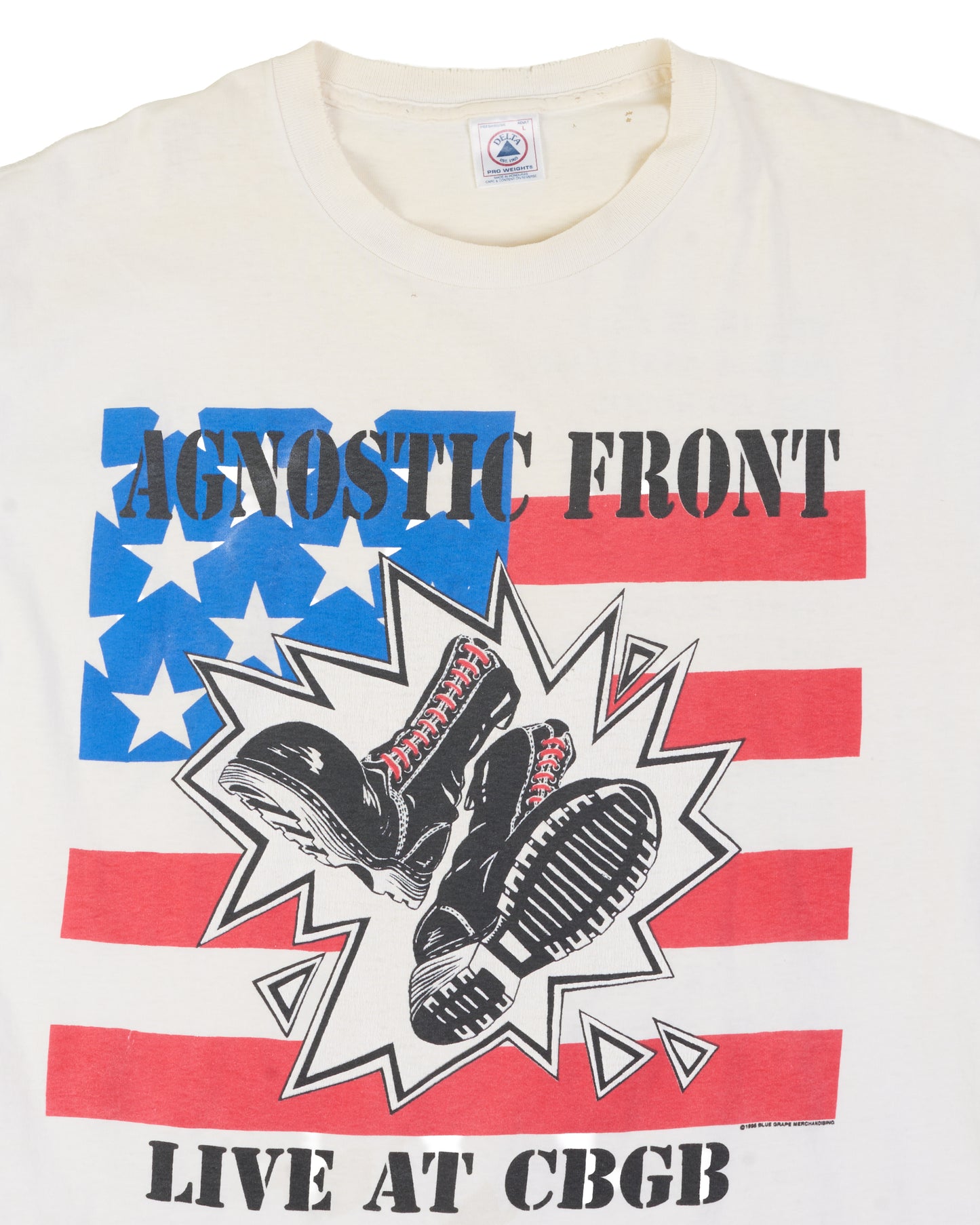 Vintage 90’s Agnostic Front Live At CBGB T-Shirt