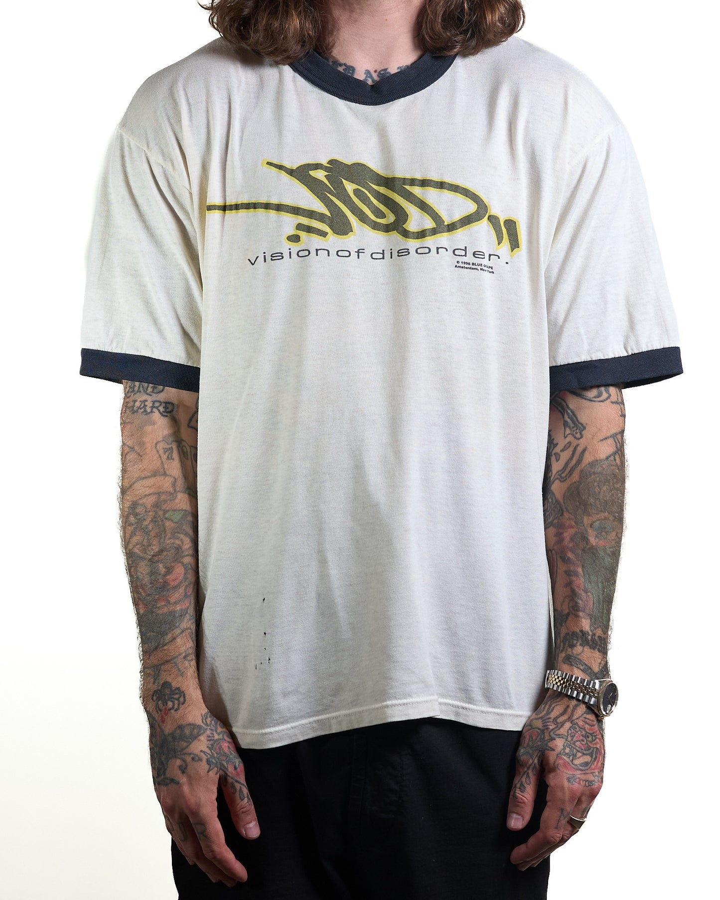Vintage 1996 Vision Of Disorder Ringer T-Shirt