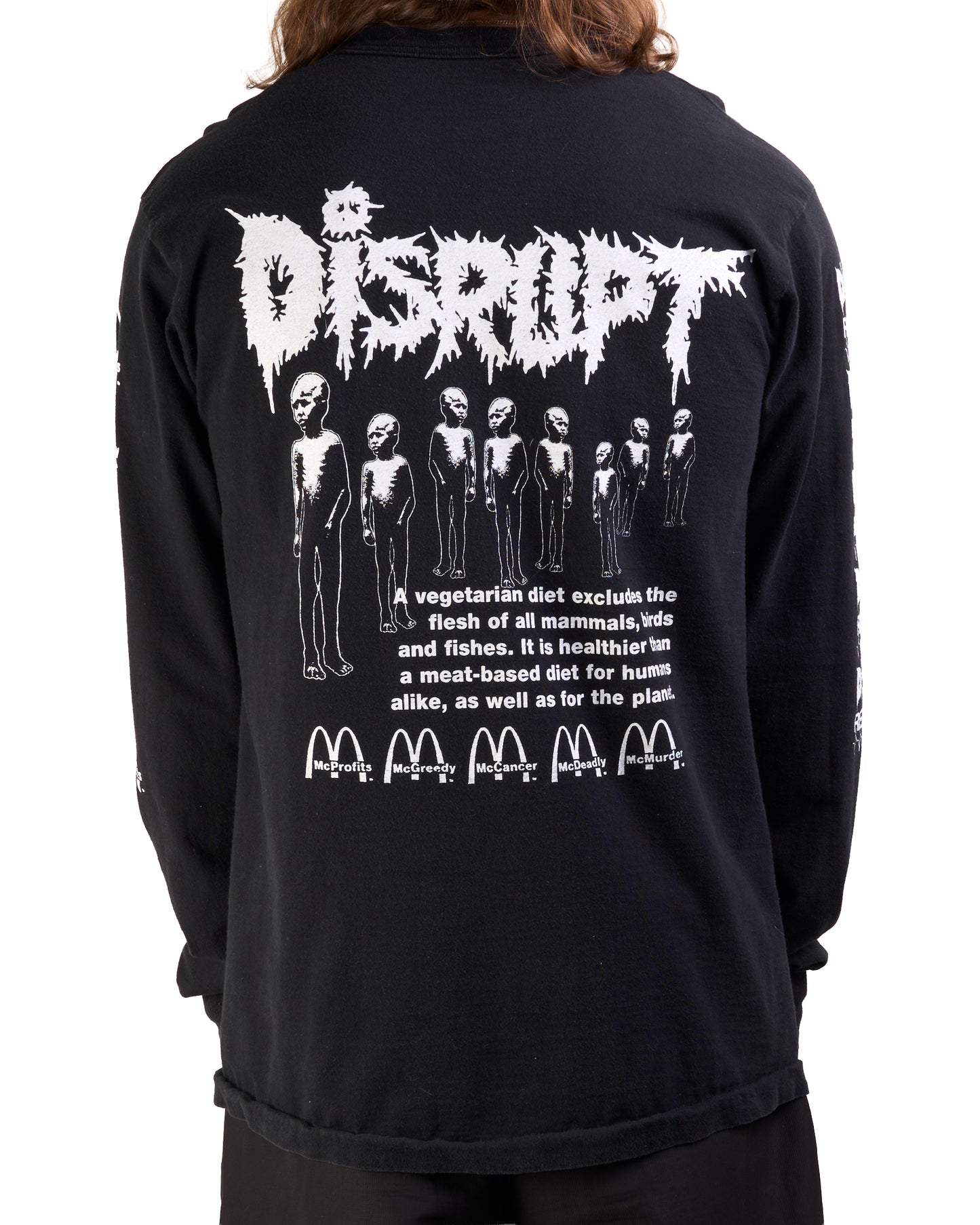 Vintage 90’s Disrupt Rid The Cancer Longsleeve