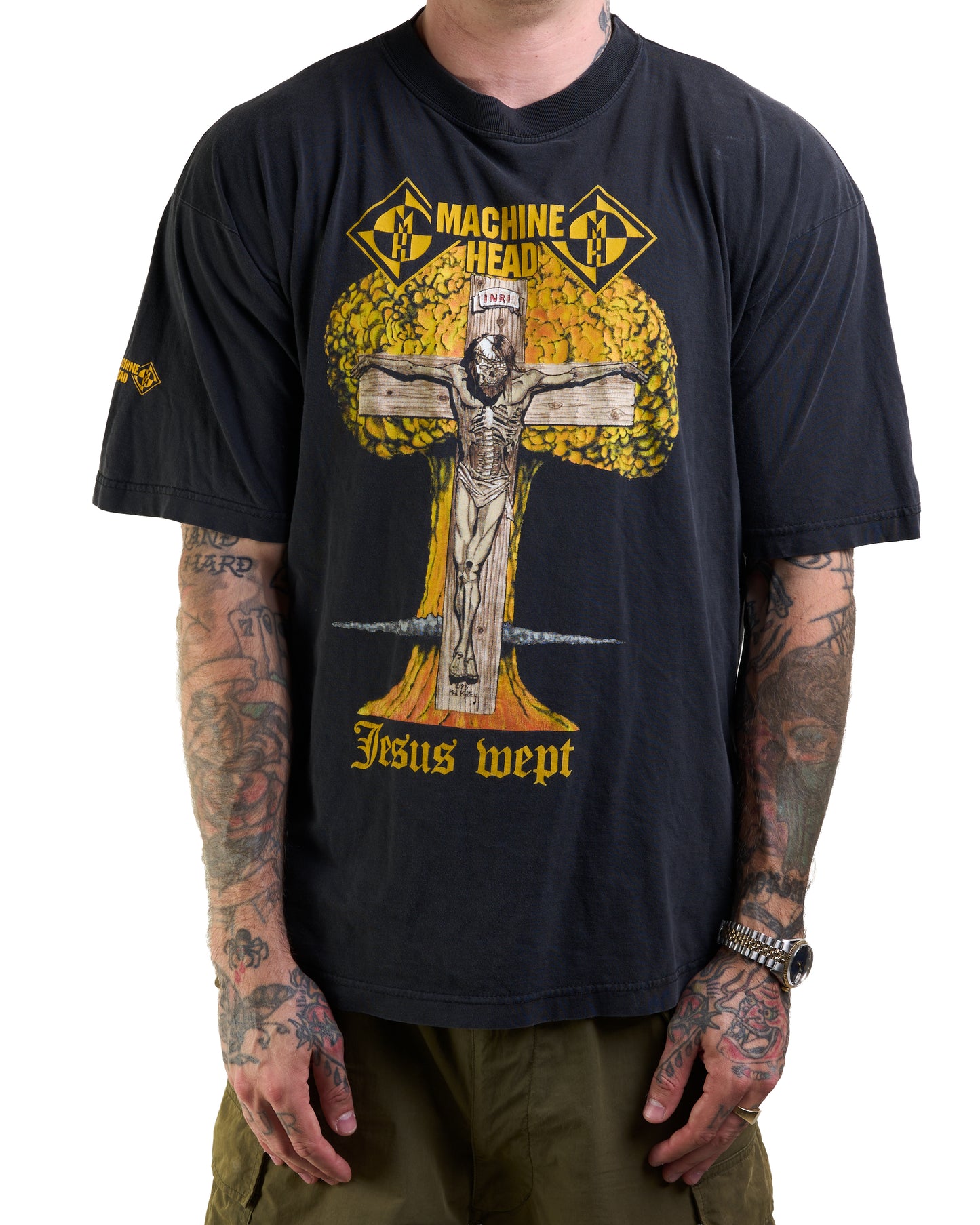 Vintage 1995 Machine Head Jesus Wept T-Shirt