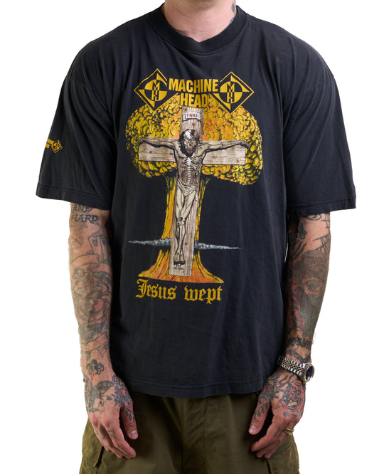 Vintage 1995 Machine Head Jesus Wept T-Shirt