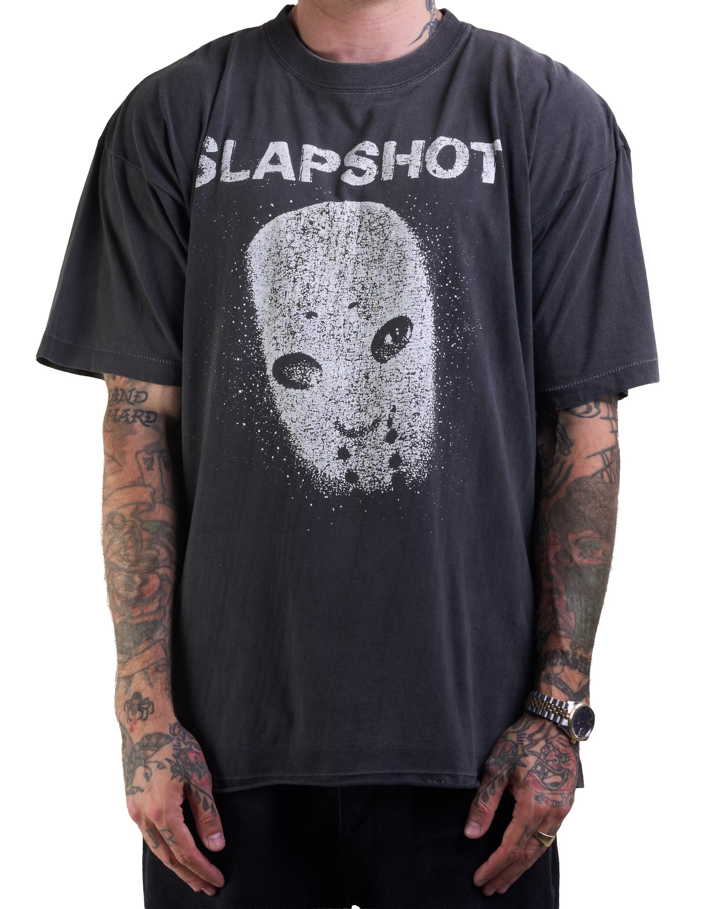 Vintage 1993 Slapshot Euro Tour T-Shirt