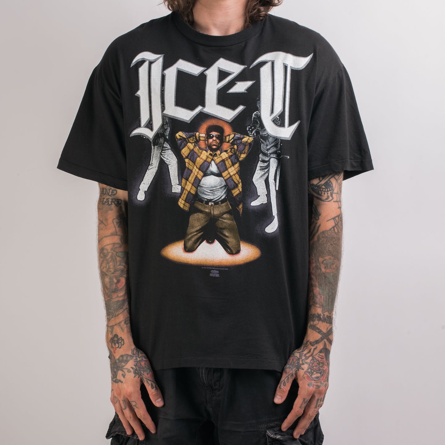 Vintage 1992 Ice-T Original Gangster T-Shirt