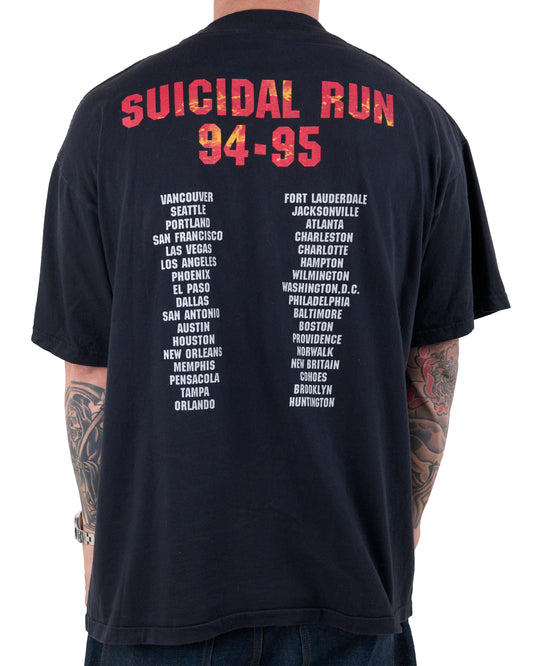 Vintage 1994 Biohazard Suicidal Run T-Shirt