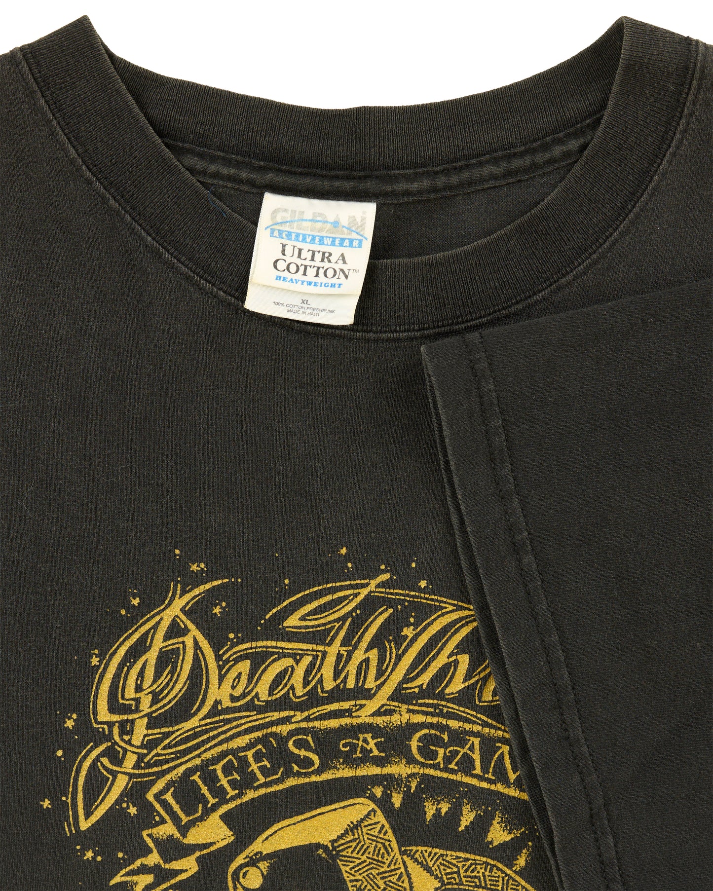Vintage 90’s Death Threat Life’s A Gamble T-Shirt