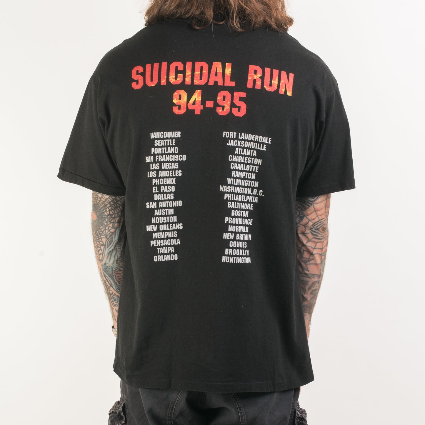 Vintage 1994 Biohazard Suicidal Run T-Shirt