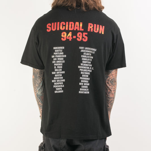 Vintage 1994 Biohazard Suicidal Run T-Shirt