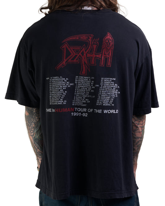 Vintage 1991 Death The InHuman Tour T-Shirt