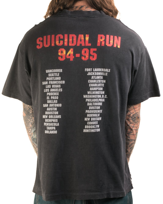 Vintage 1994 Biohazard Suicidal Run Tour T-Shirt