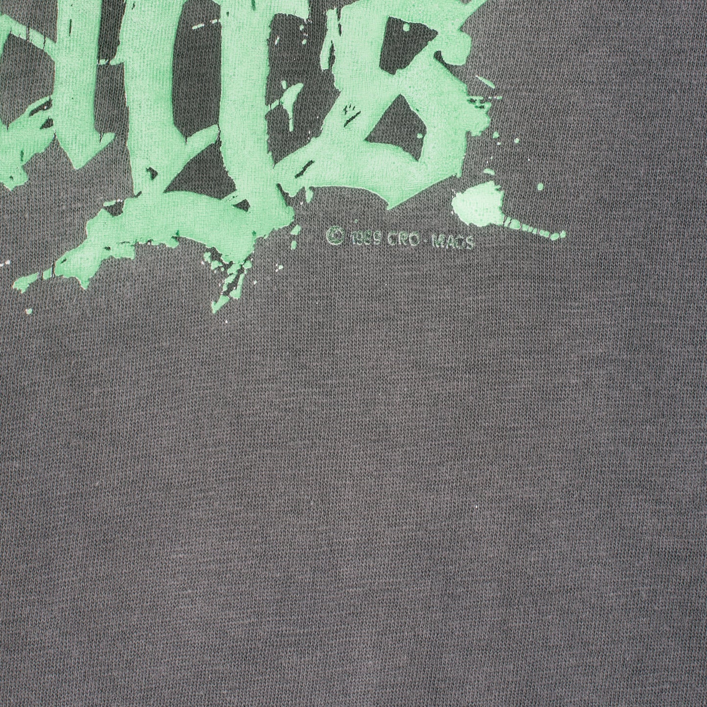 Vintage 1991 Cro-Mags Tour T-Shirt