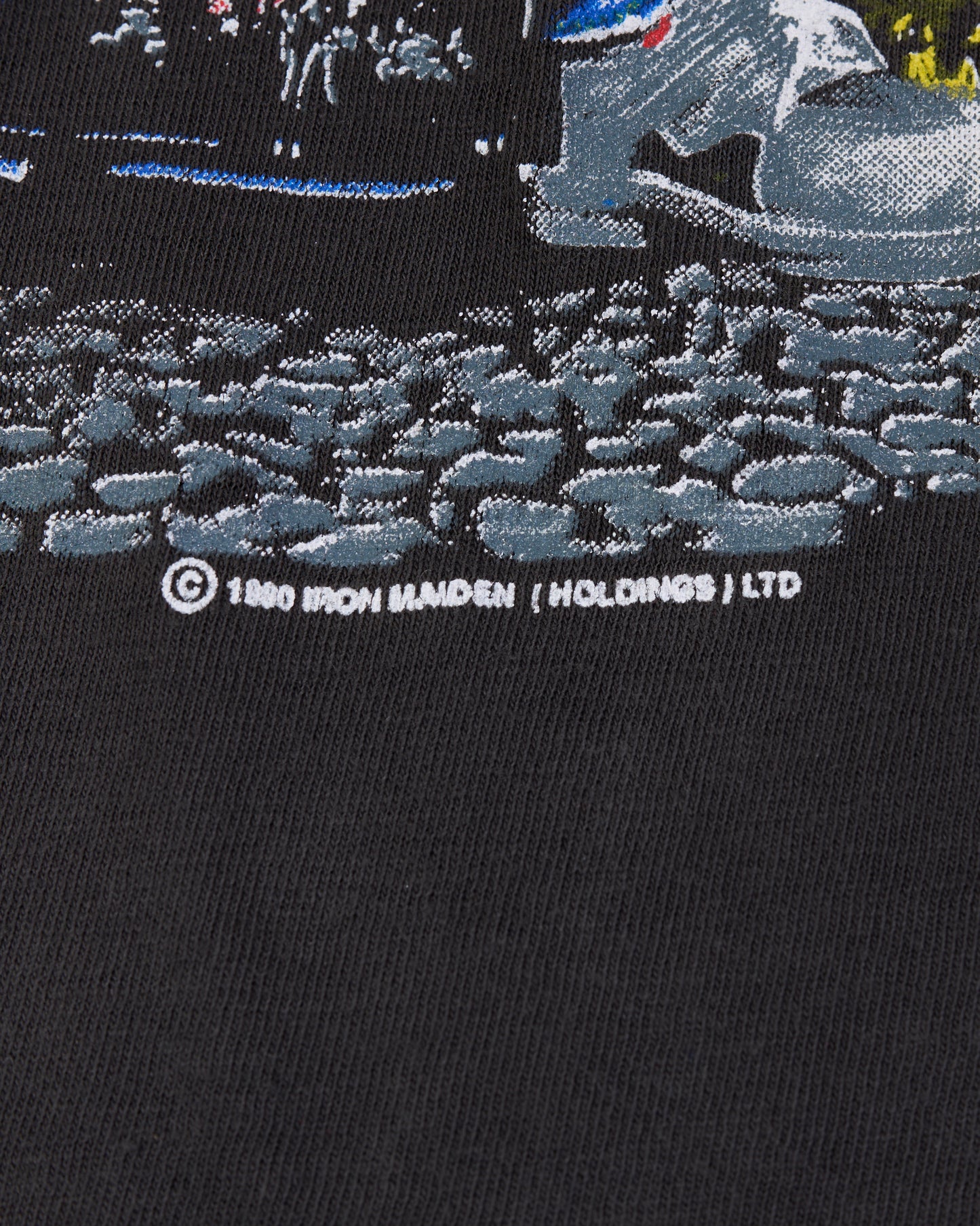 Vintage 1990 Iron Maiden No Prayer On The Road Tour T-Shirt