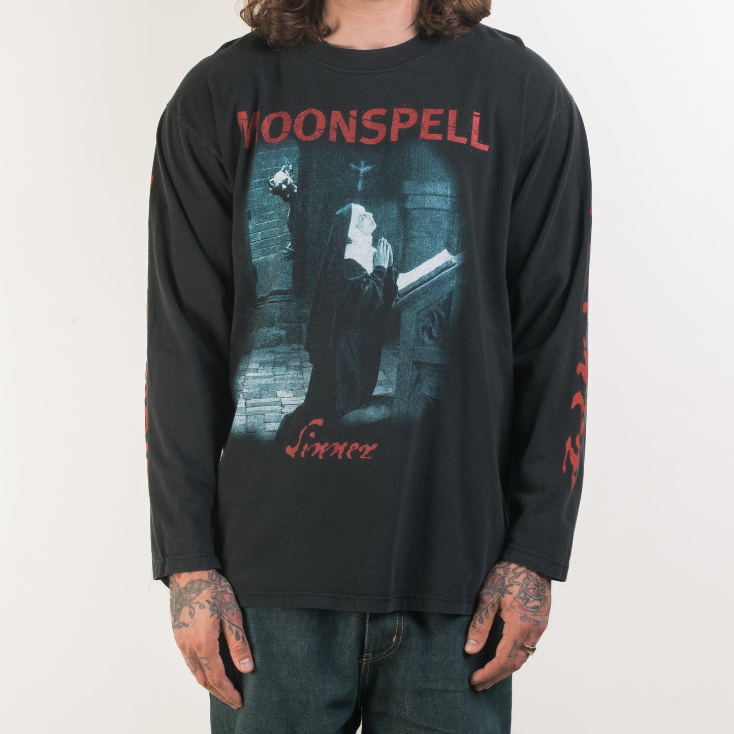 Vintage 1998 Moonspell Sinner Longsleeve