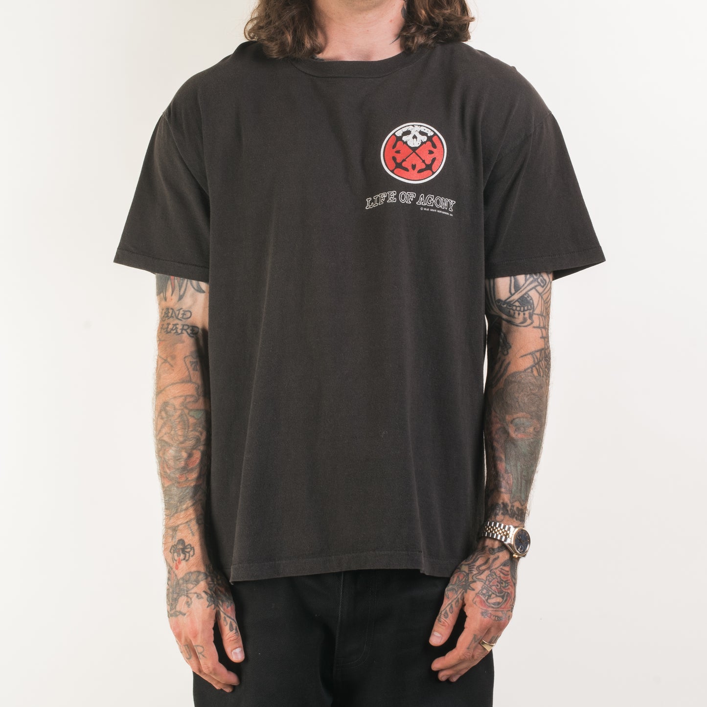 Vintage 1994 Life Of Agony River Runs Red Tour T-Shirt