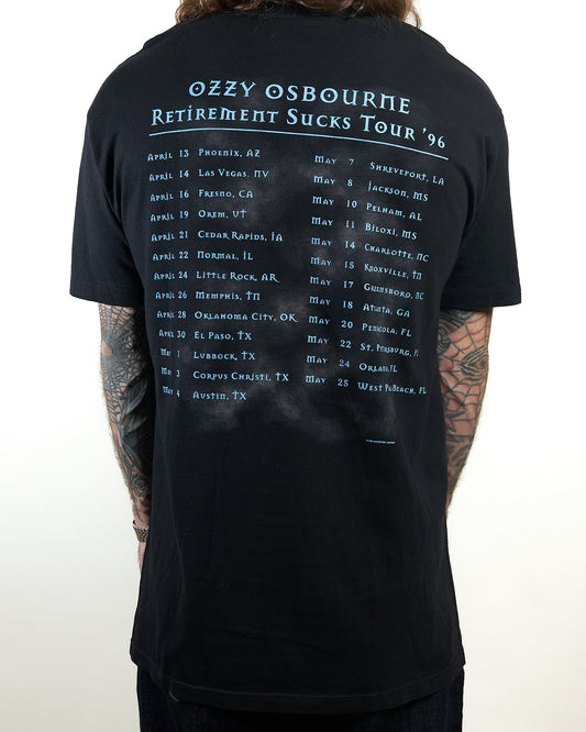 Vintage 1996 Ozzy Osbourne Retirement Sucks Tour T-Shirt