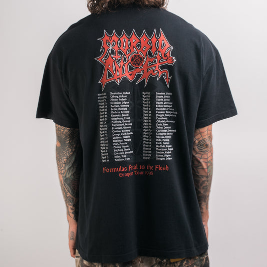 Vintage 1998 Morbid Angel Formulas Fatal To The Flesh Tour T-Shirt
