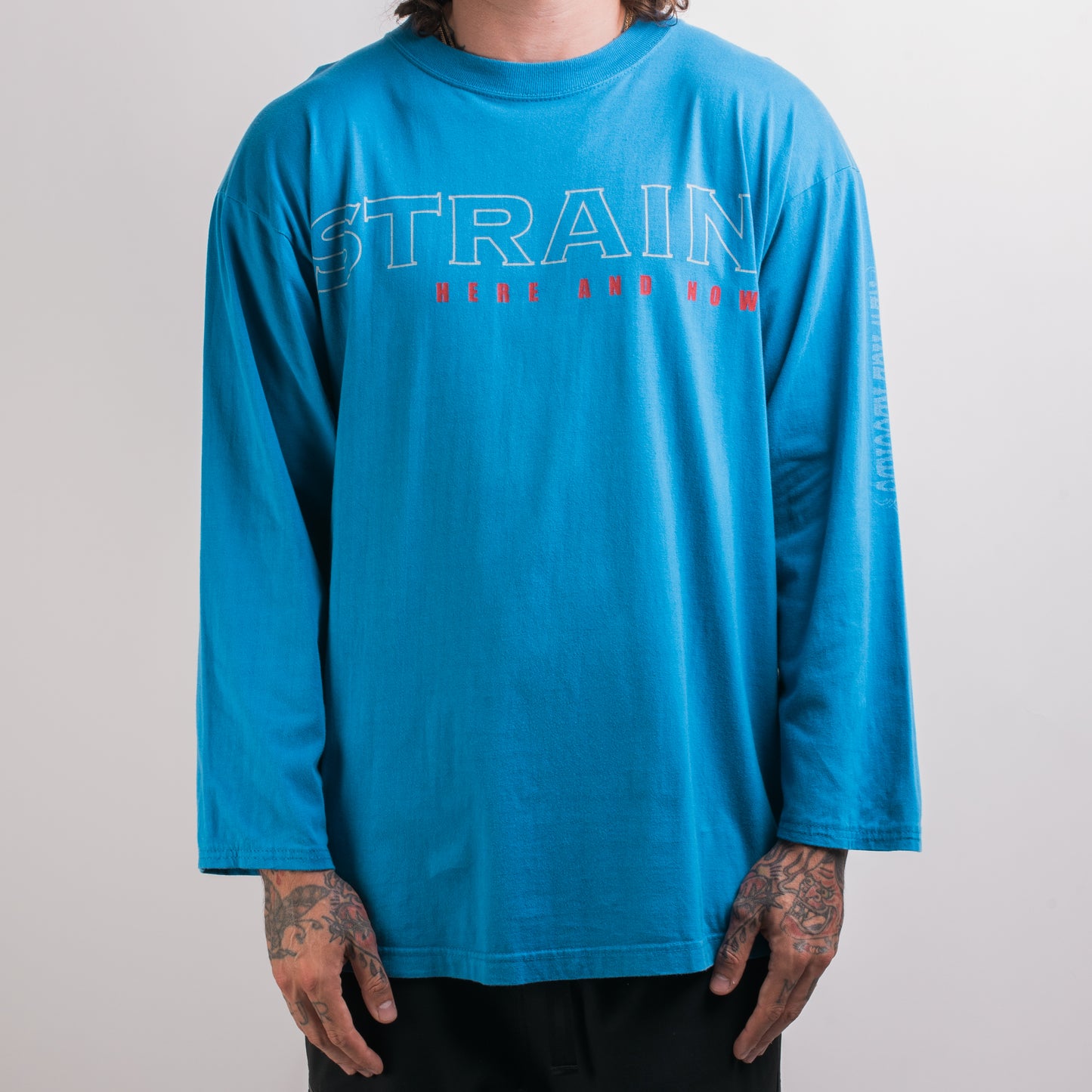 Vintage 1996 Strain Here And Now Tour Longsleeve