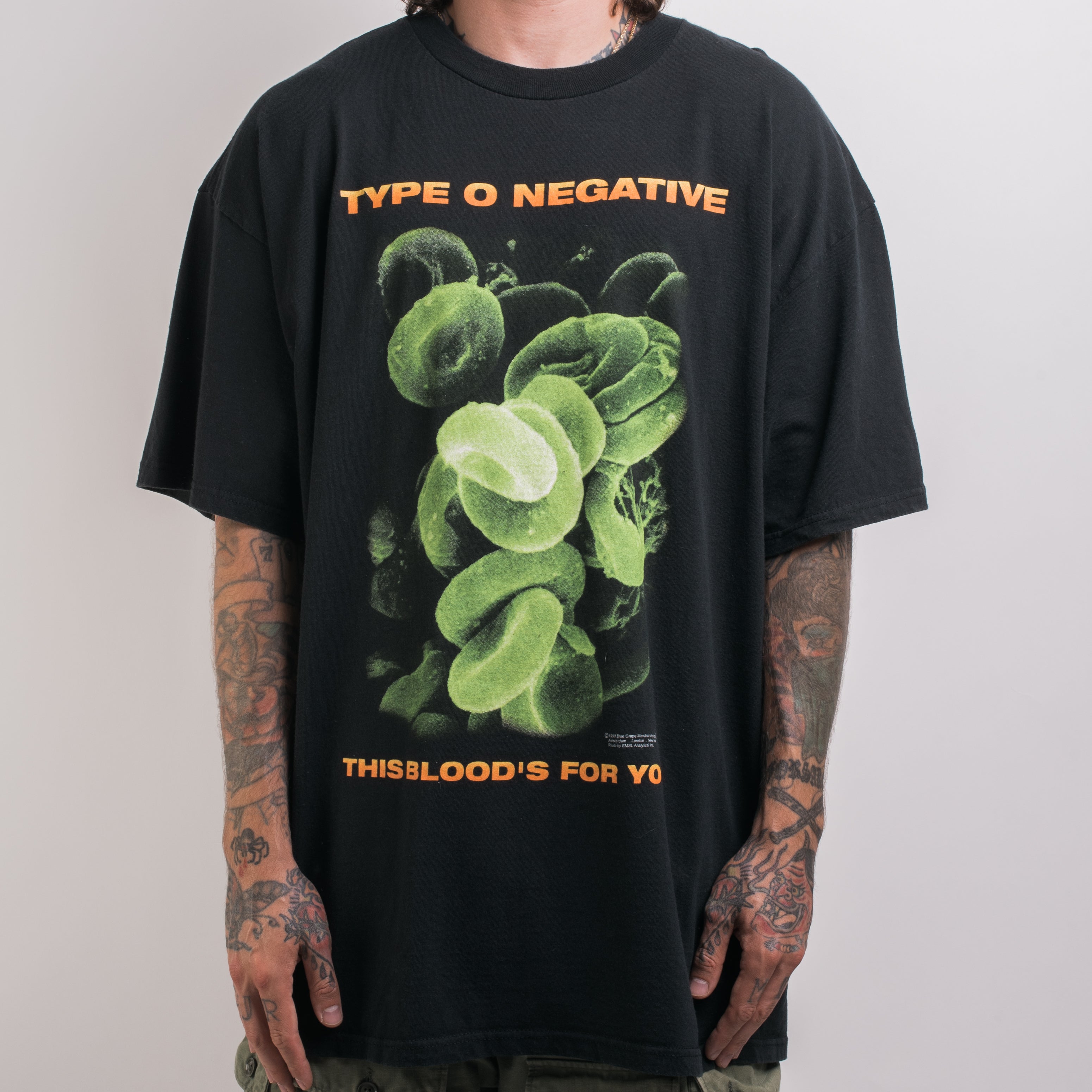 Vintage 2000 Type O Negative Vinnland Disastour T-Shirt