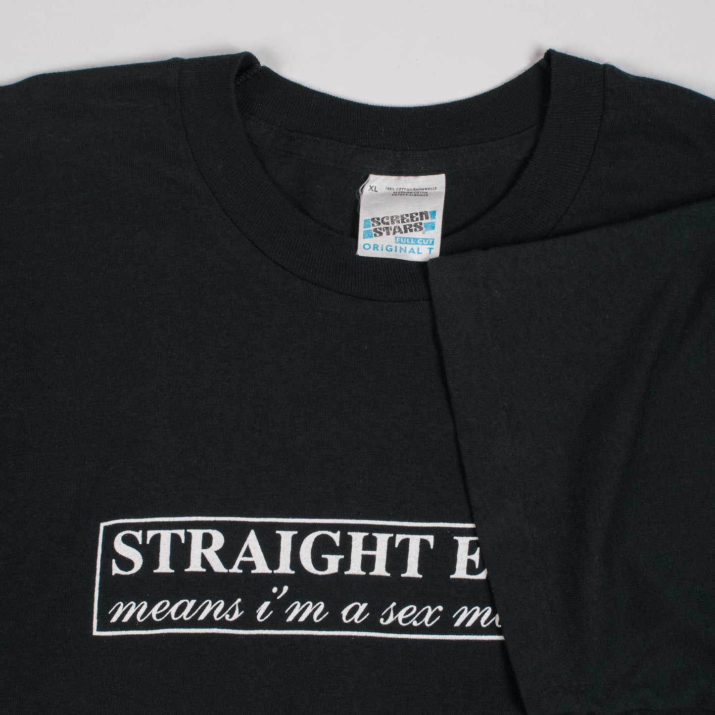 Vintage 90’s Straight Edge Means I’m A Sex Maniac T-Shirt