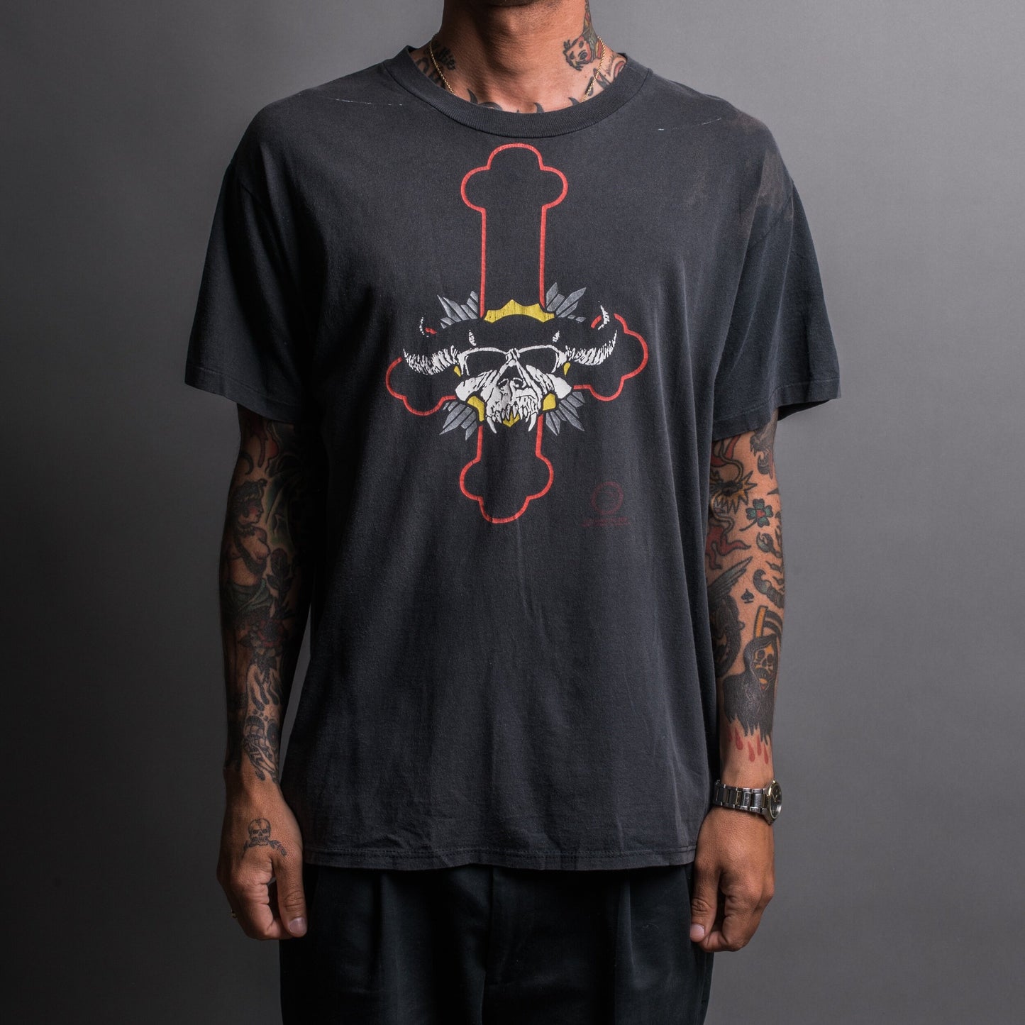Vintage 1990 Danzig Long Way Back From Hell Tour T-Shirt
