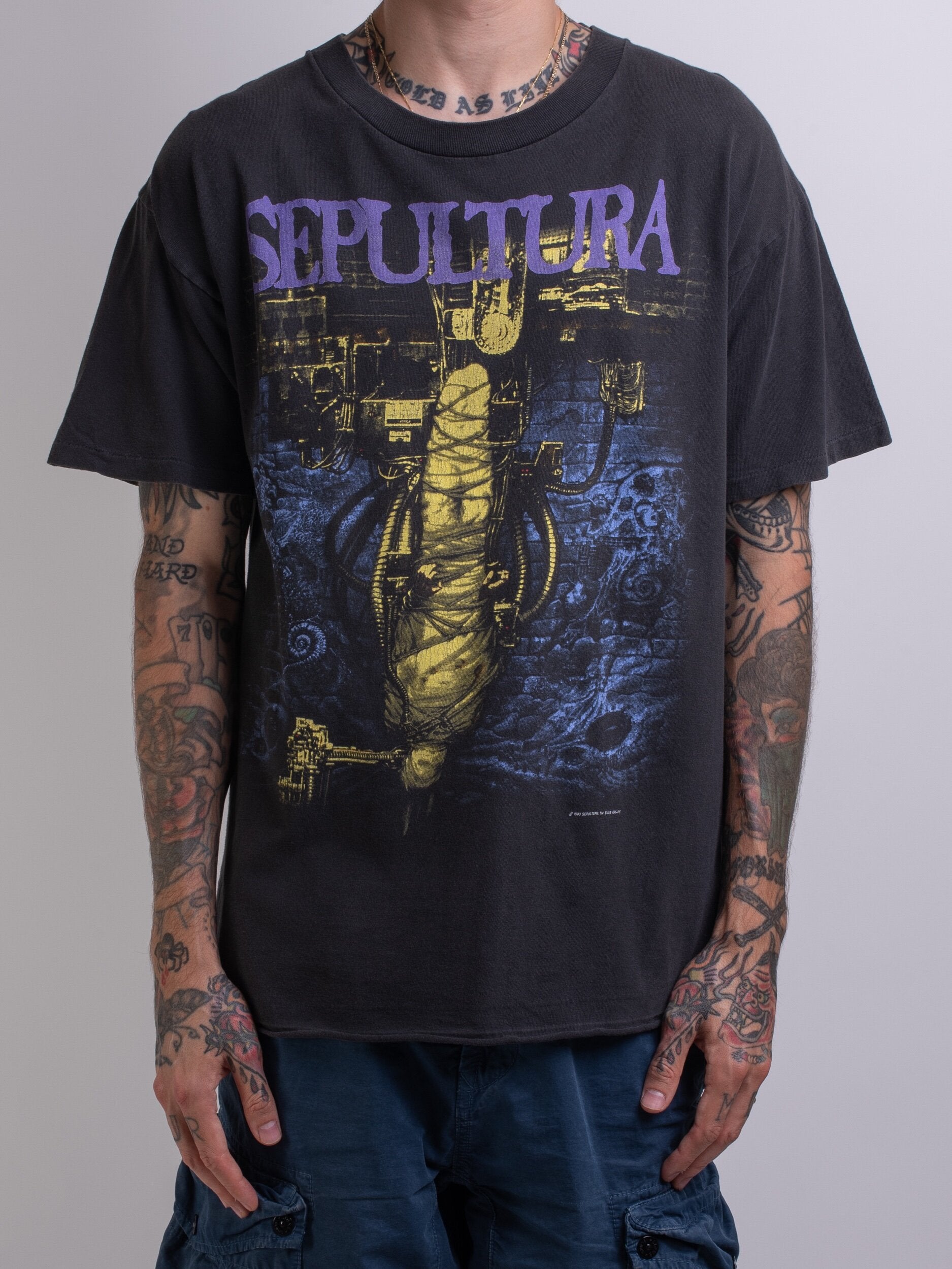Vintage 1993 Sepultura Chaos AD T-shirt – Mills Vintage USA
