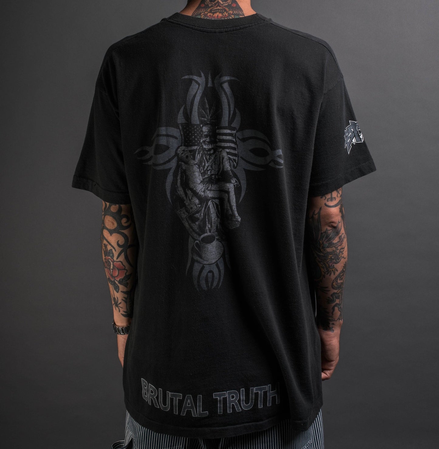Vintage 1993 Brutal Truth Japanese Tour T-Shirt